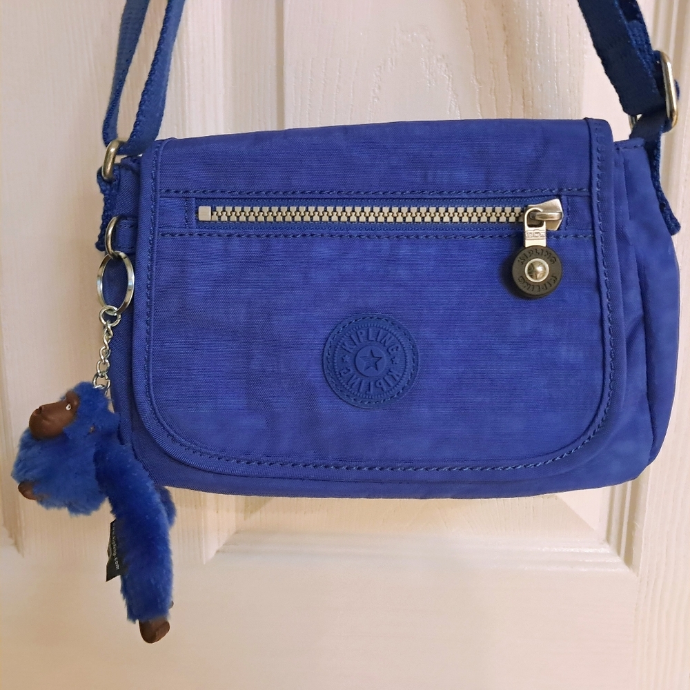 Kipling Blue Sabian Mini Crossbody Bag